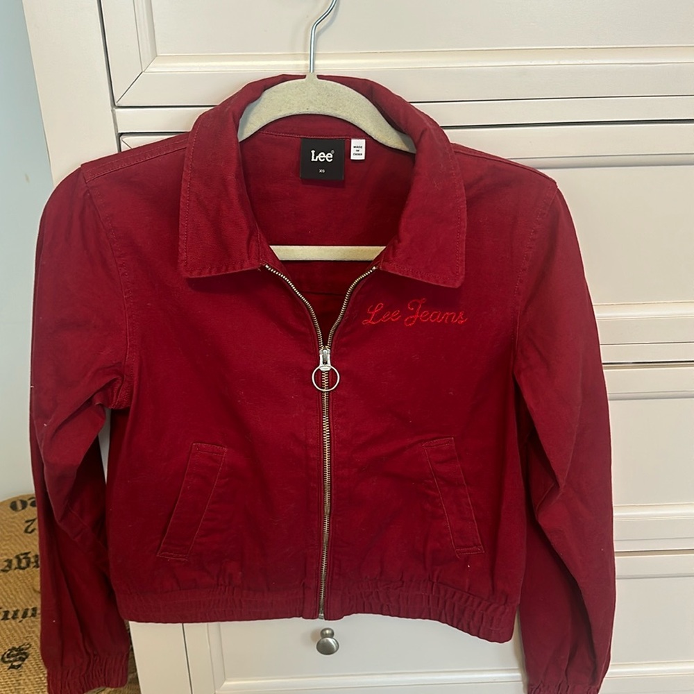 Like new zip up Lee Jeans jacket